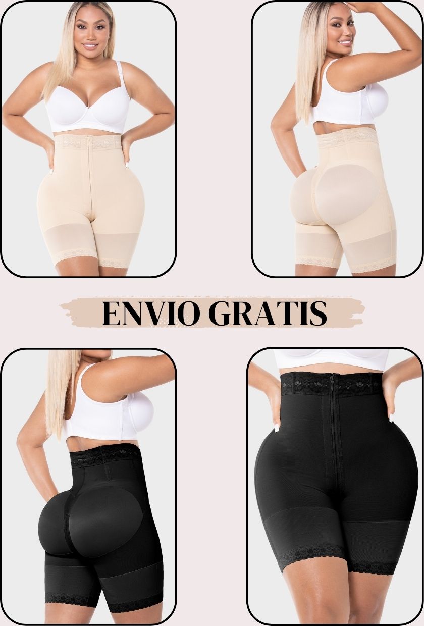 Faja short invisible tiro alto