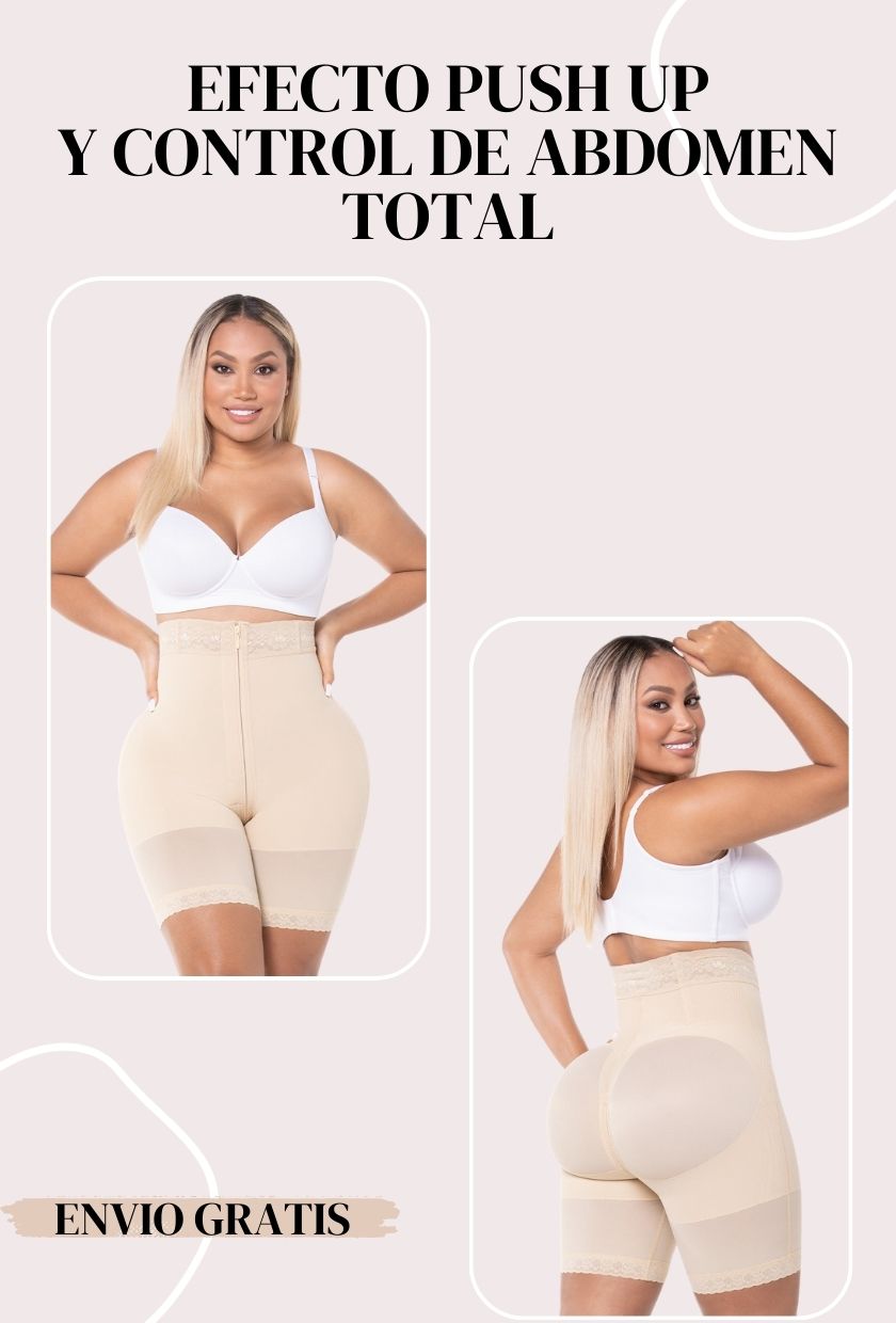 Faja short invisible tiro alto