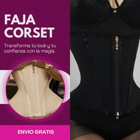 ENCANTADORA FAJA CINTURILLA ESTILO CORSET
